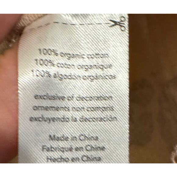 Women’s Lemon Organic Cotton Pajama Set Loungewear Textured Gauze Ruffle Size L - Picture 10 of 13